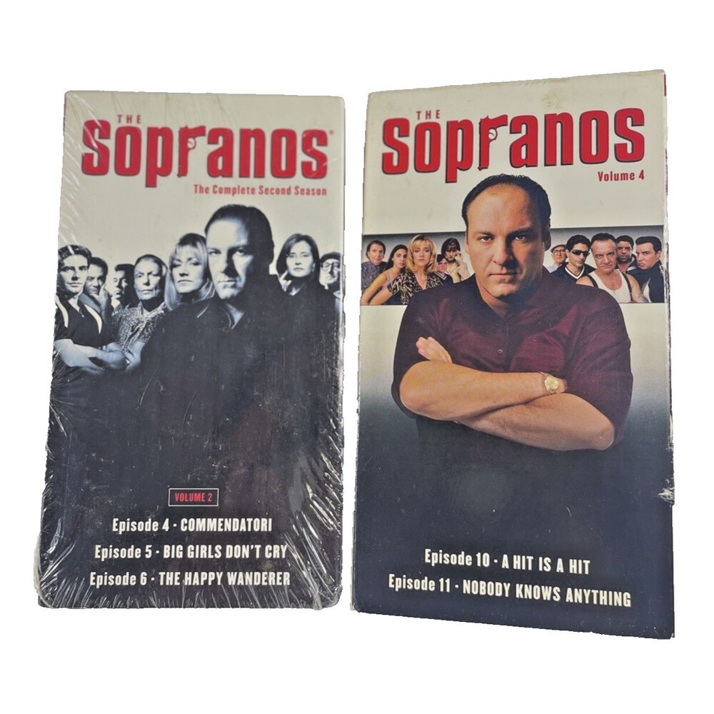 VHS BUNDLE - The Sopranos, Second Season UnOpened, Volume 4 Episode 10-11 Open